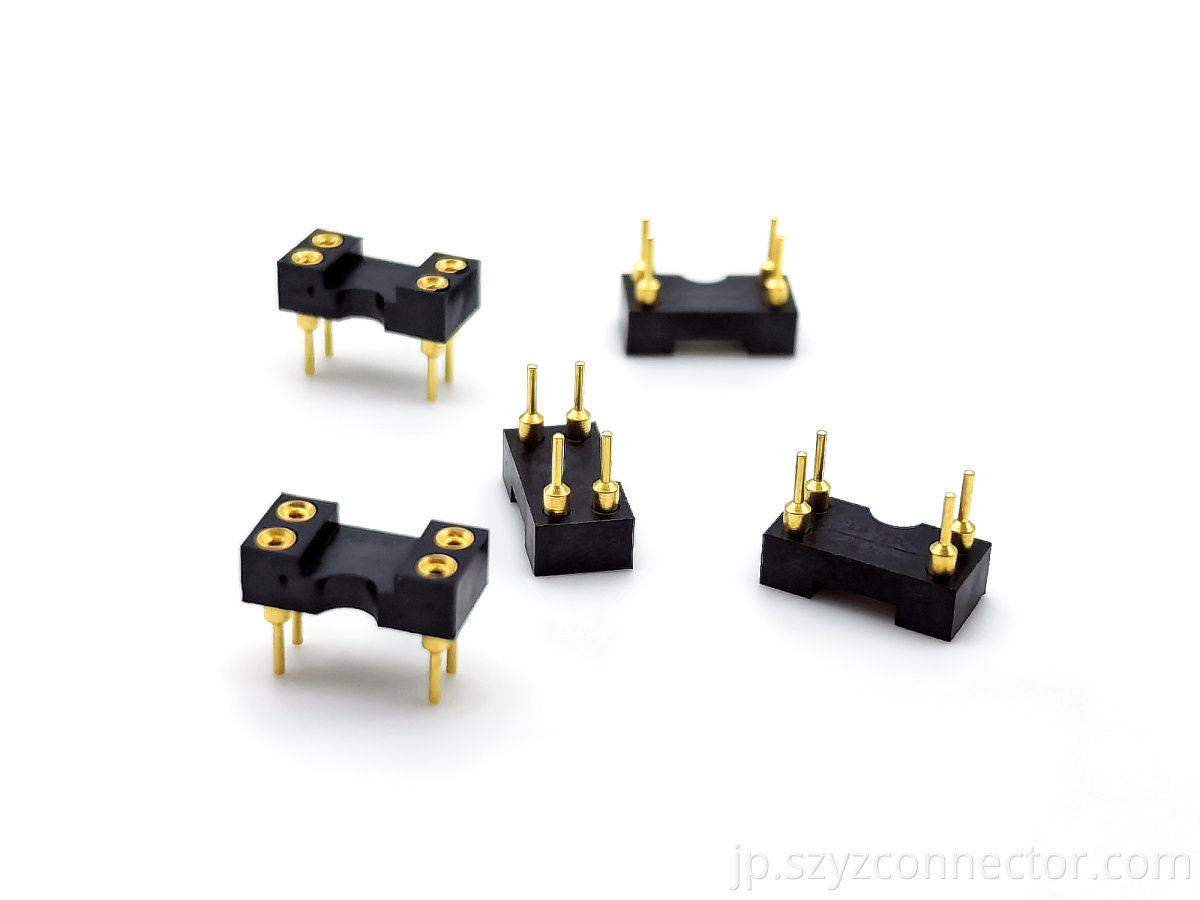 2.54mm IC Socket Machined FemaIe header Straight H3.0mm 4P